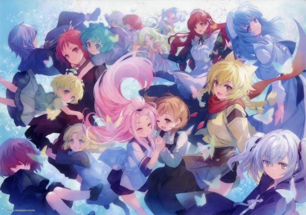 8枚　ノラガミ A3 クリアポスター　くじ引き堂　レア集合絵2枚入 8枚 ノラガミ A3 クリアポスター くじ引き堂 レア集合絵2枚入