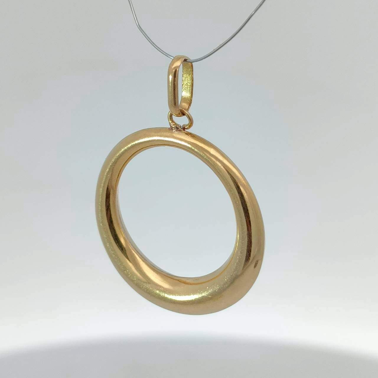 18金 K18 デザインネックレストップ男女兼用 1.16g C729 - メルカリ