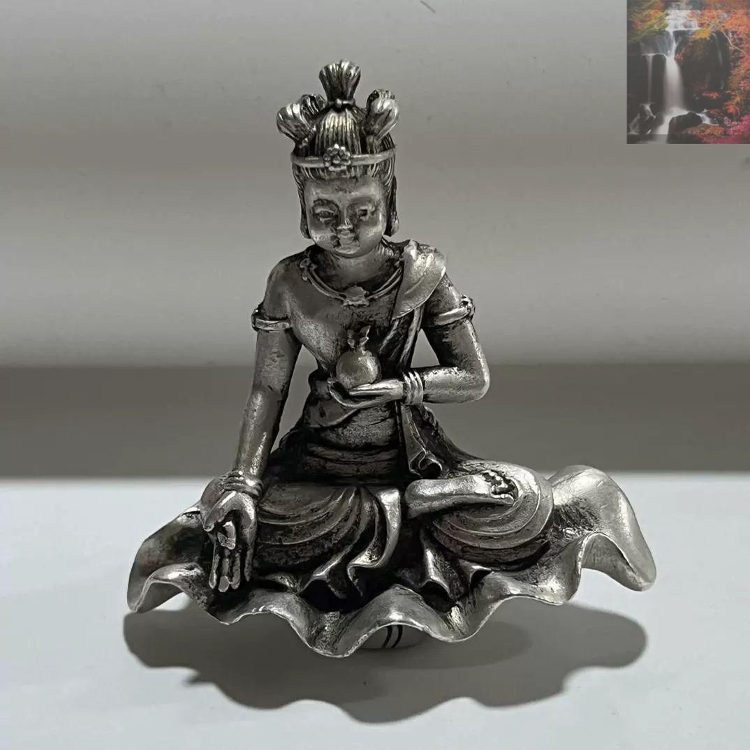 銅細工 観音仏 仏教美術 装飾品 工芸品 美術品 置物 - メルカリ