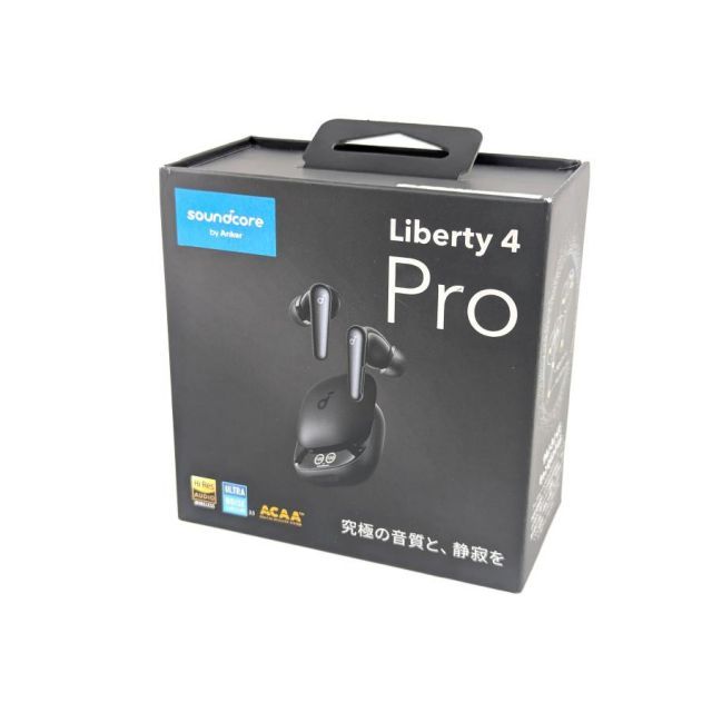 未開封品 Anker Soundcore Liberty 4 Pro Bluetooth 完全ワイヤレスイヤホン ミッドナイトブラック アンカー U30057