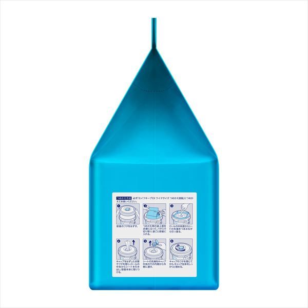  -6点セット セイフキープＥＸワイドサイズつめかえ用 花王プロフェッショナル ウェットティッシュ おしりふき ウェットティッシュ おむつ用品