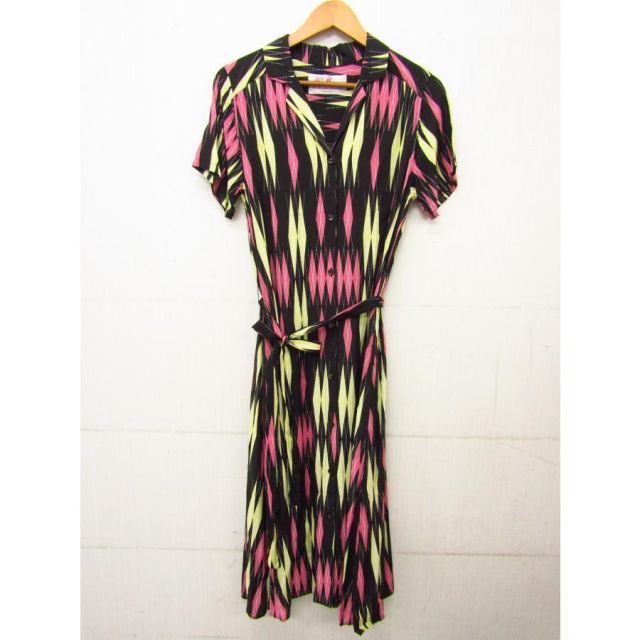Aloha Blossom アロハブロッサム Shirt Dress ワンピース Minsa Argyle サイズ 1 ∩FL1200