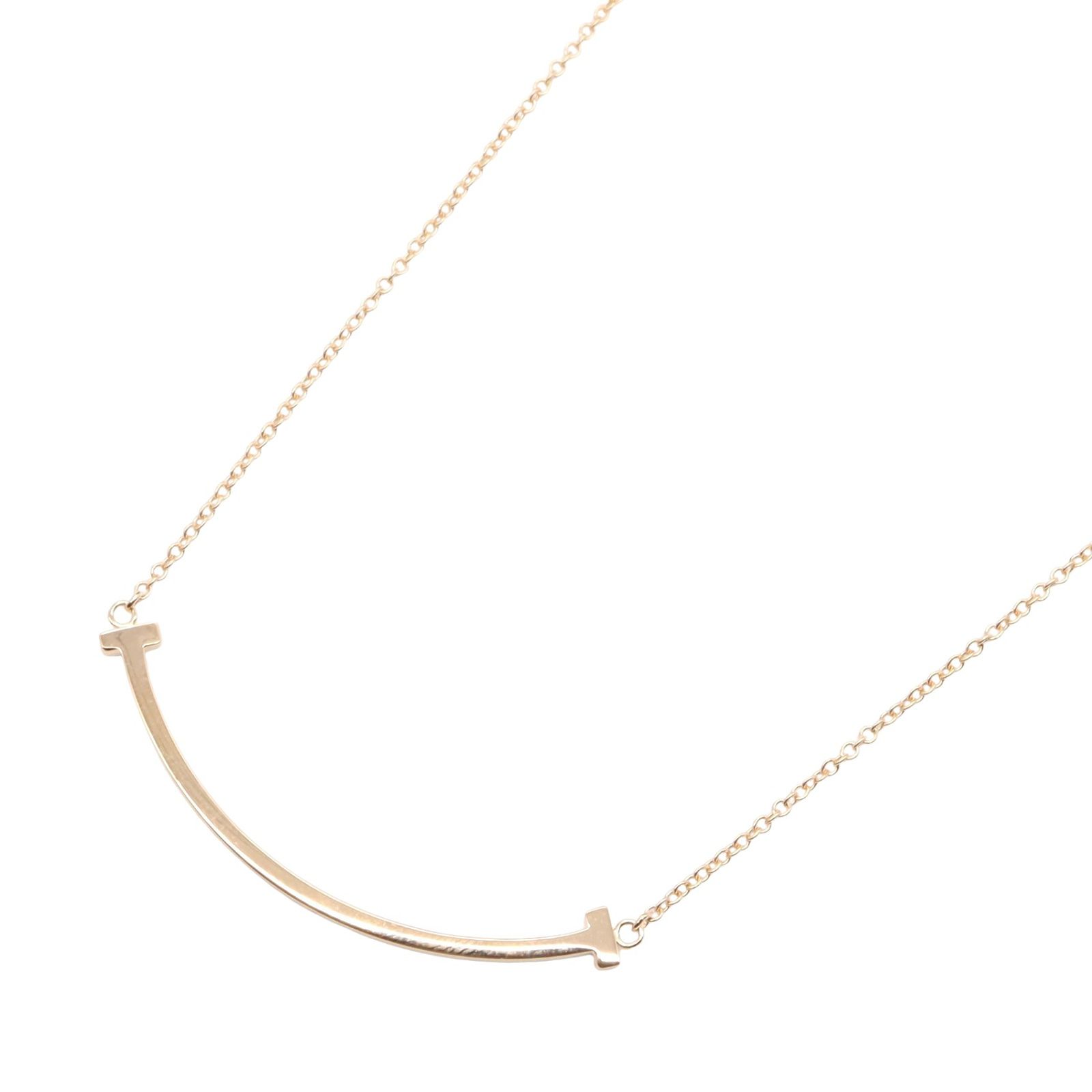 ティファニー TIFFANY＆CO ネックレス Tスマイル スモール