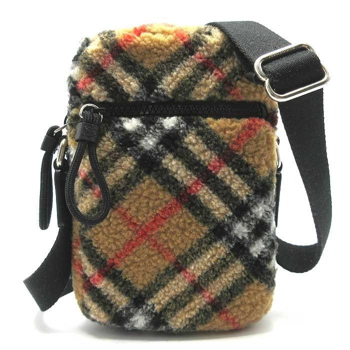 バーバリー 8078299 アーカイブベージュ バッグ ショルダーバッグ BURBERRY バーティカル ミニ 斜め掛け チェック柄 アウトレット キッズ用モデル