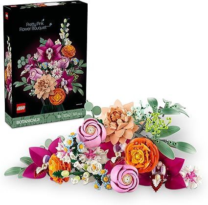 レゴ LEGO ボタニカル ピンクのブーケ おもちゃ 玩具 誕生日 プレゼント ブロック 母の日 父の日 男性 女性 花束 造花 飾り インテリア オシャレ 母 父 10342