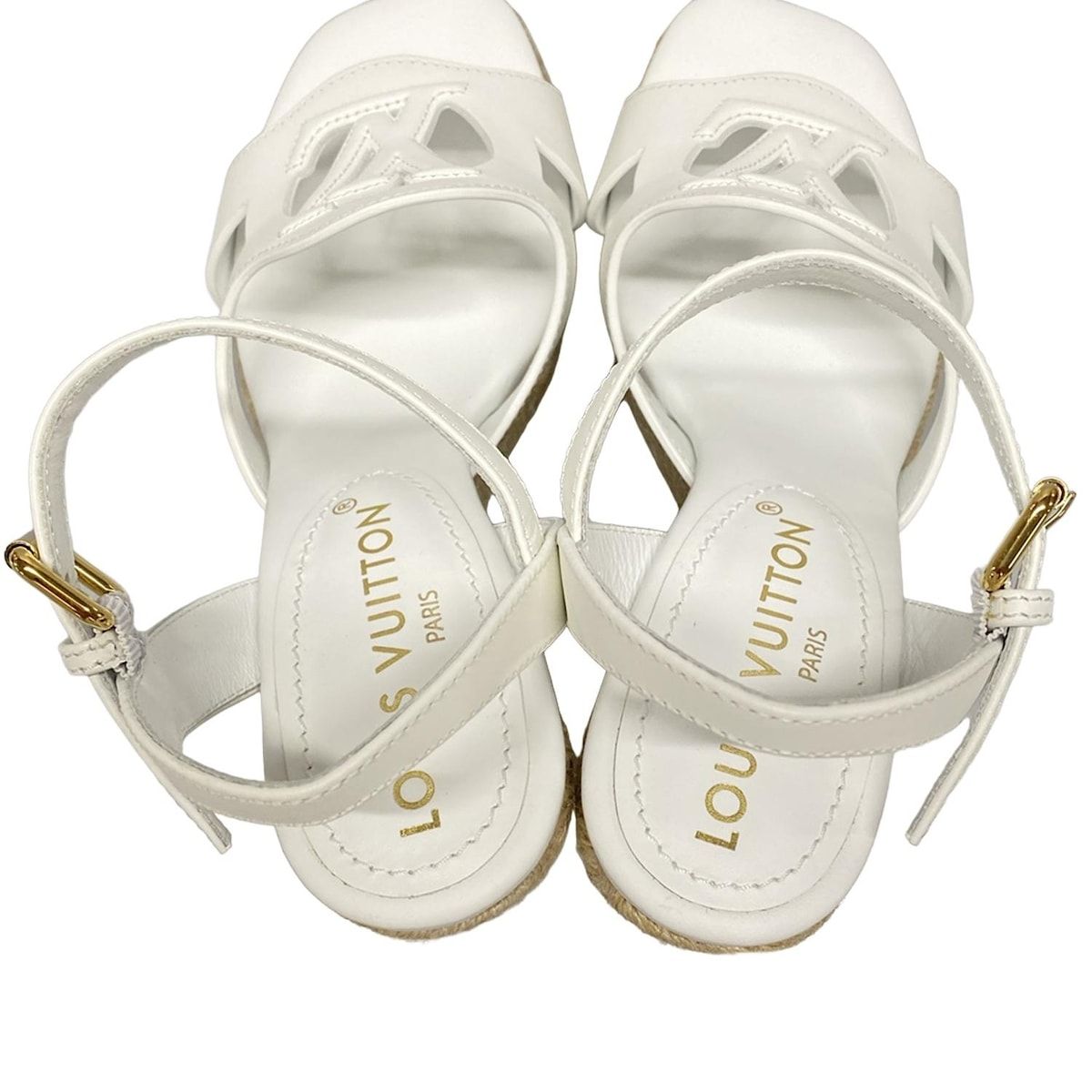 販売 LVサンダル35 ルイヴィトン LOUIS VUITTON サンダル 35 1/2