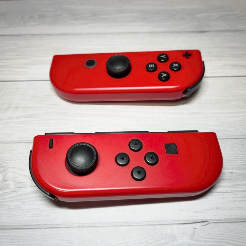 ◇Joy-Con マリオレッド(L)(R) ◇Switch純正ジョイコン - メルカリ