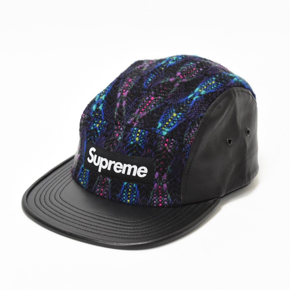 SAランク】 美品 SUPREME シュプリーム 13AW Diamond Tweed Camp Cap