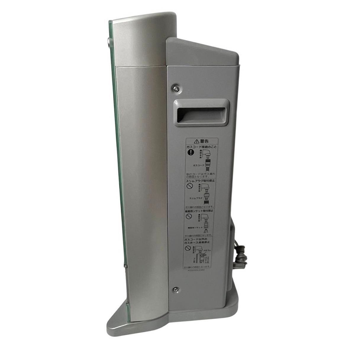 ガスファンヒーター ガラスパネル