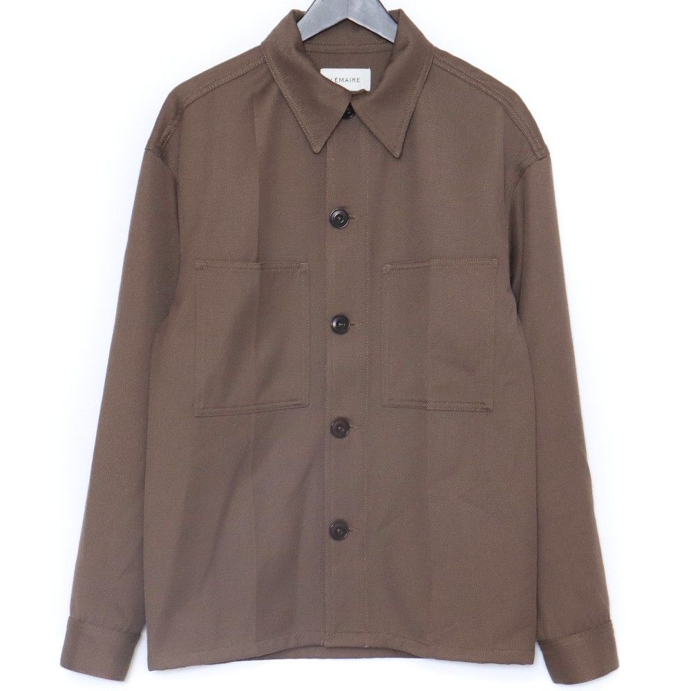 LEMAIRE JINGHI SAS シャツ ブルゾン サイズ46 ブラウン M 193