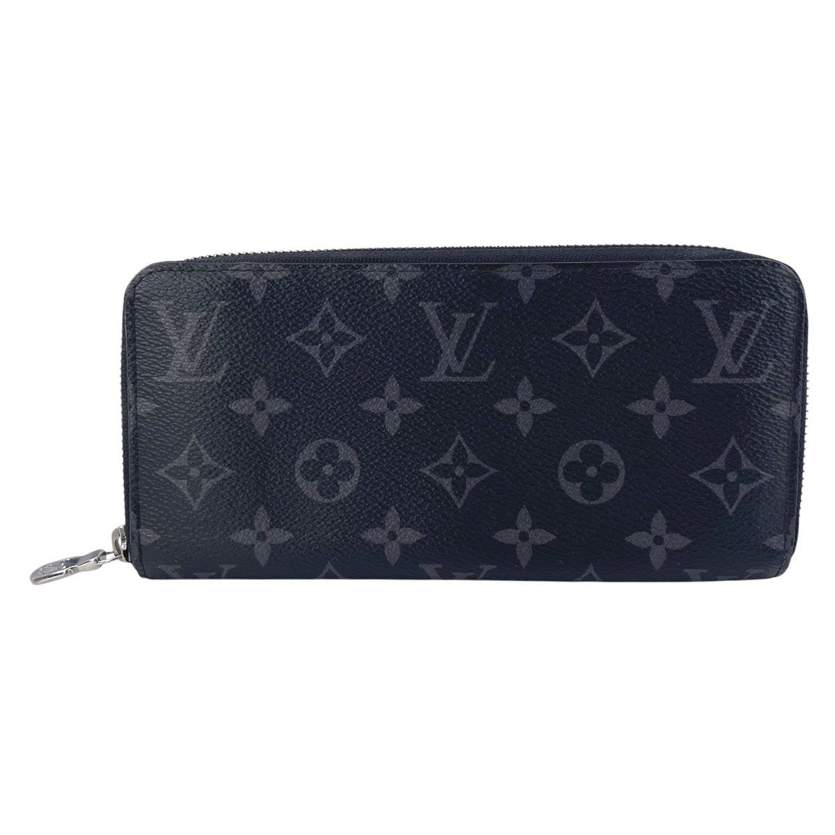 LOUIS VUITTON ルイ ヴィトン ジッピーウォレット･ホリゾンタル M11611 モノグラム･エクリプス キャンバス ブラック ノワール メンズ財布 25032157 RD