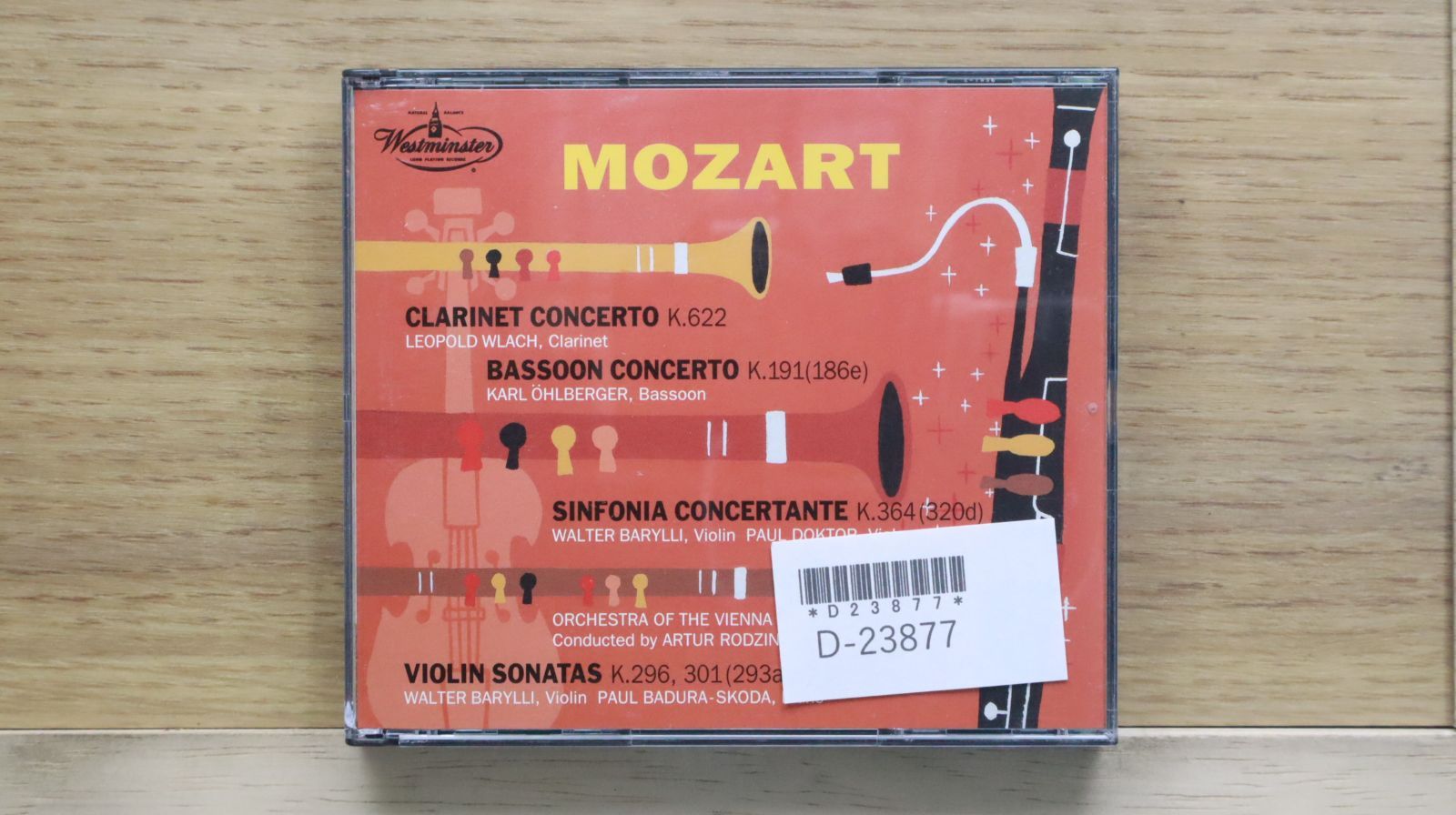 クラシック CD × 23 枚 中古CD☆クラシックCD/□ MOZART 【FVCC40243/000424320101H