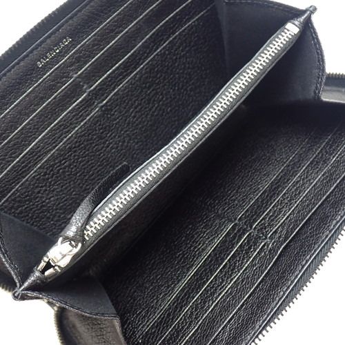 【未使用級】バレンシアガ コンチネンタルウォレット ラウンドジップ モノグラム BALENCIAGA バレンシアガ 長財布 ラウンドファスナー 財布