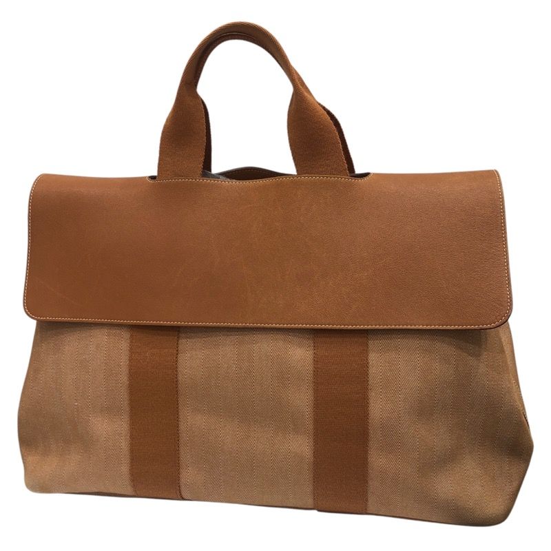エルメス HERMES ヴァルパライソMM トワル レザー メンズ ハンドバッグ