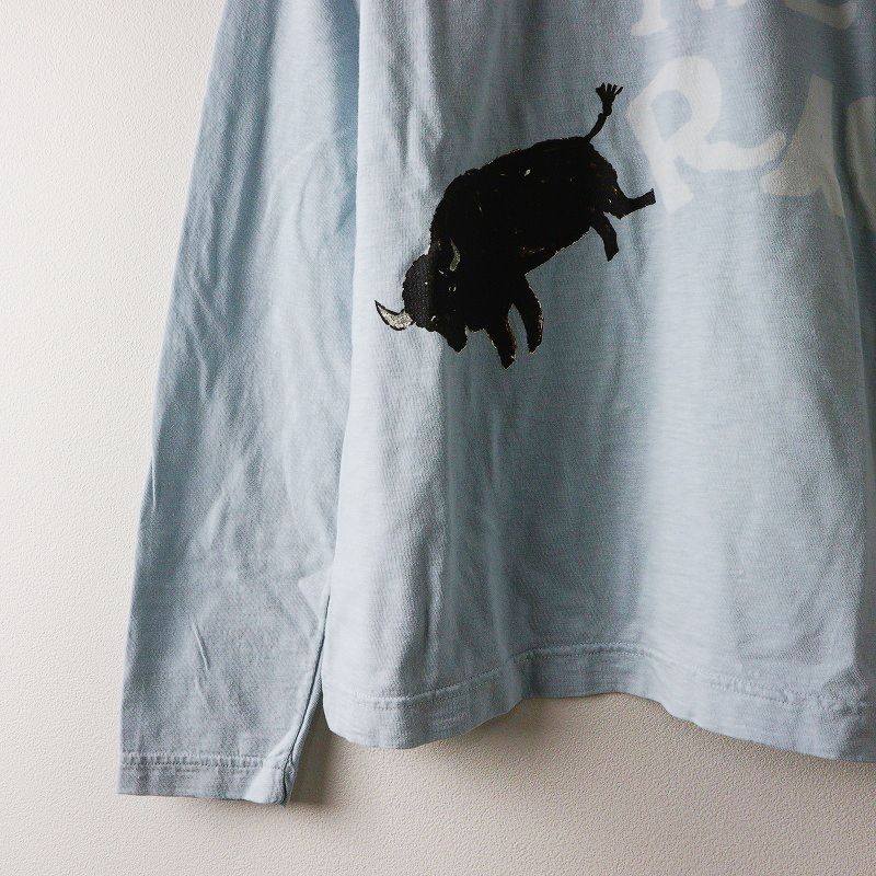 25SS 45R 45rpm フォーティファイブアール IN THE RAWベタッチプリントの908Tシャツ 2 ライトブルー ジンバブエ 2400014591361 SOLUCOESUFV_COM_BR