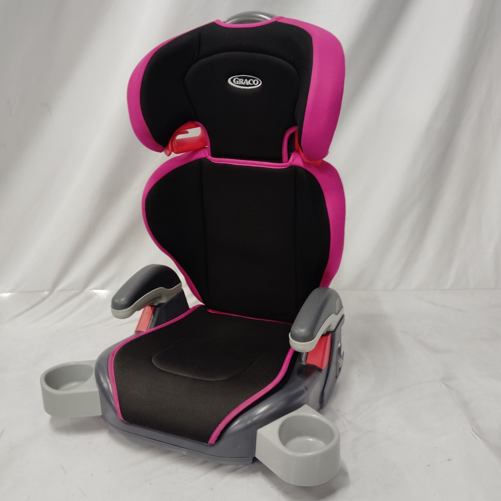 GRACO ジュニアシート　限定カラー 　黒／ピンク グレコ 美品 限定カラー GRACO ジュニアシート 黒 ピンク グレコ