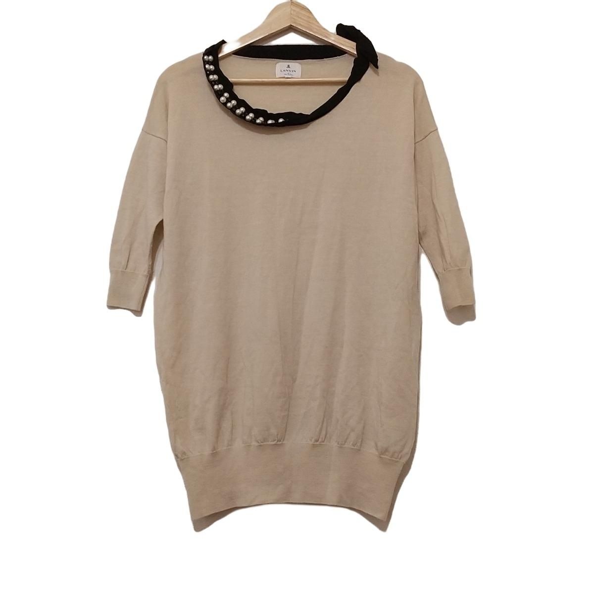 hue DAY TO EVENING(ヒューデイトゥイブニング) チュニック サイズ38 M レディース美品  - 黒 クルーネック/長袖 hue DAY TO EVENING(ヒューデイトゥイブニング) チュニック