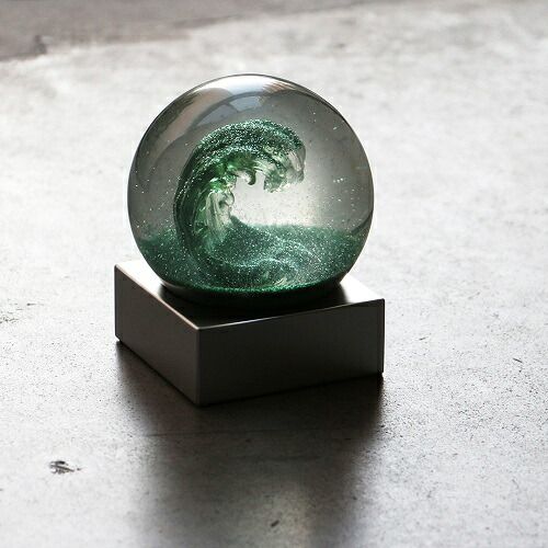 スノードーム アワナミ 波のスノードーム Snow Dome Awanami DETAIL