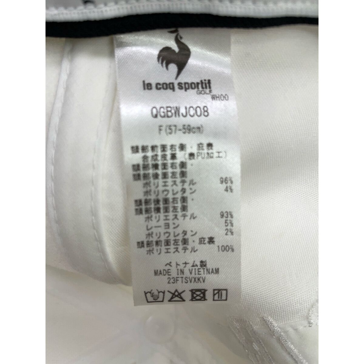 ルコックスポルティフ　ゴルフ　ヨシノリコタケ　コラボ　ロゴ　キャップ　帽子　白 クーポン】【セール 50%OFF】【YOSHINORI KOTAKE(ヨシノリ