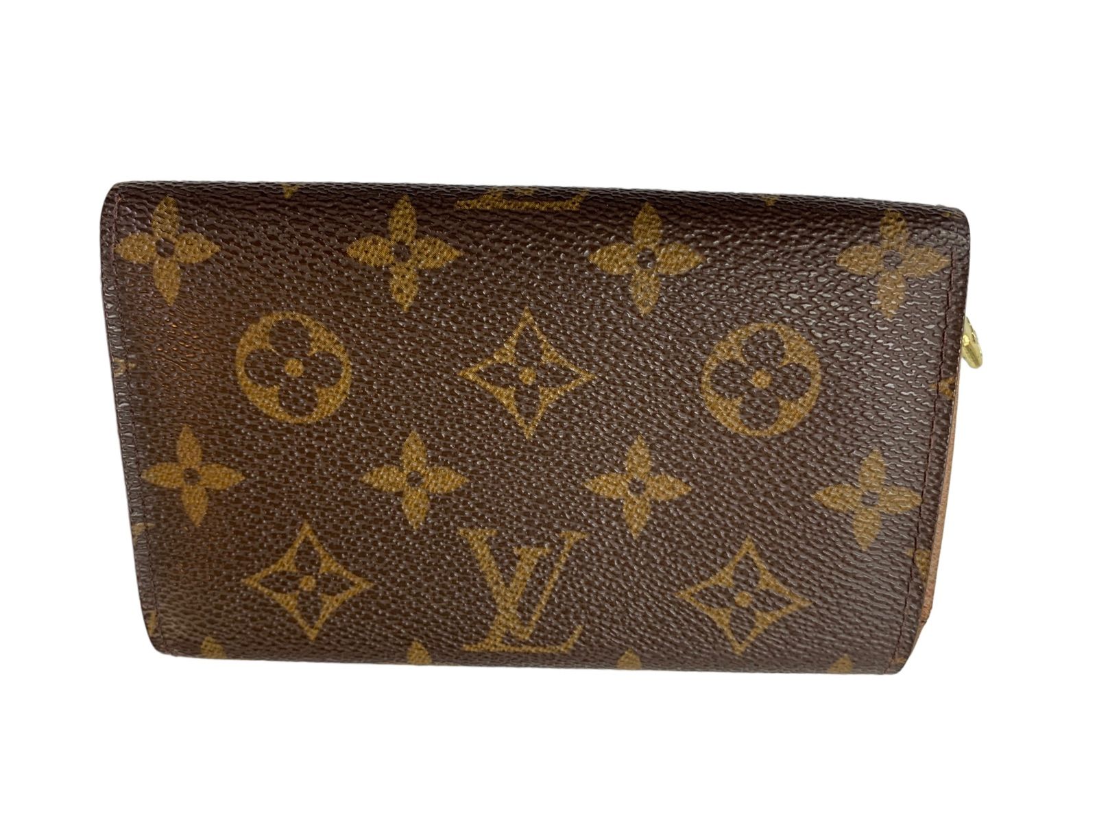 【美品】ルイヴィトン　サラ　ポルトモネ　トレゾール　折財布 人気Louis Vuitton ルイ ヴィトンポルトモネ ビエ トレゾール折