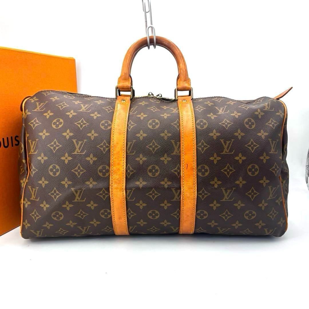 LOUIS VUITTON ルイヴィトン ボストンバッグ キーポル 45 ルイ・ヴィトンボストンバッグ/キャリー キーポル・バンド
