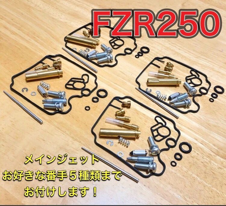 FZR250R リペアキット 燃調キット ダイヤフラム フロート ...