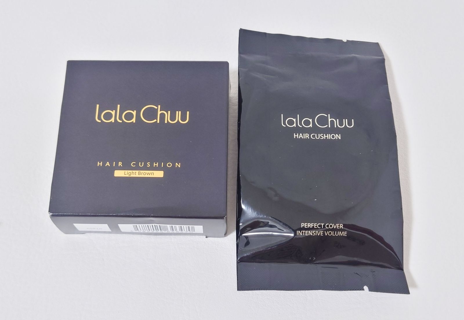 【未使用品】ララチュー ヘアファンデーション ダークブラウン 本体＋レフィル WEB限定】ララチュー ヘアファンデーション プレミアムN