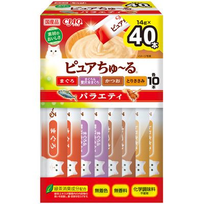 同梱不可 8個セット いなばペットフード ＣＩＡＯちゅーる 下部尿路腎臓の健康維持に配慮バラエティ １４ｇ×４０Ｐ