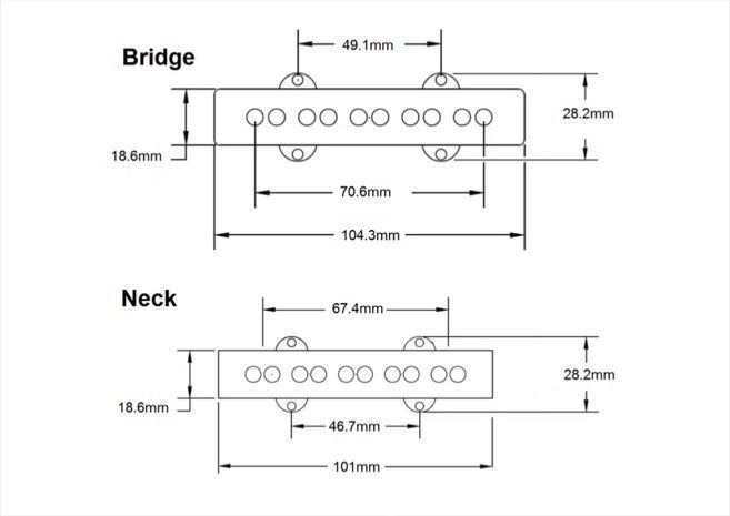 new】Coils Boutique / Awesome Groove for 5st J Bass Pickup set