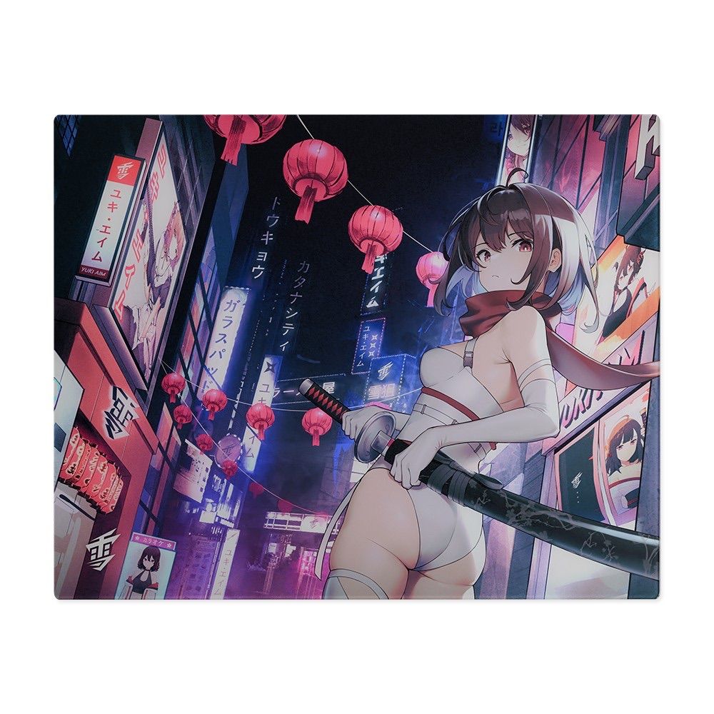 Yuki Aim Glass Mousepad Katana Large Drop 2