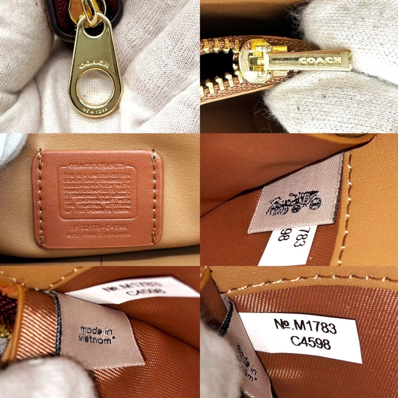 ✨良品✨ COACH コーチ 長財布 ラウンドファスナー スヌーピー