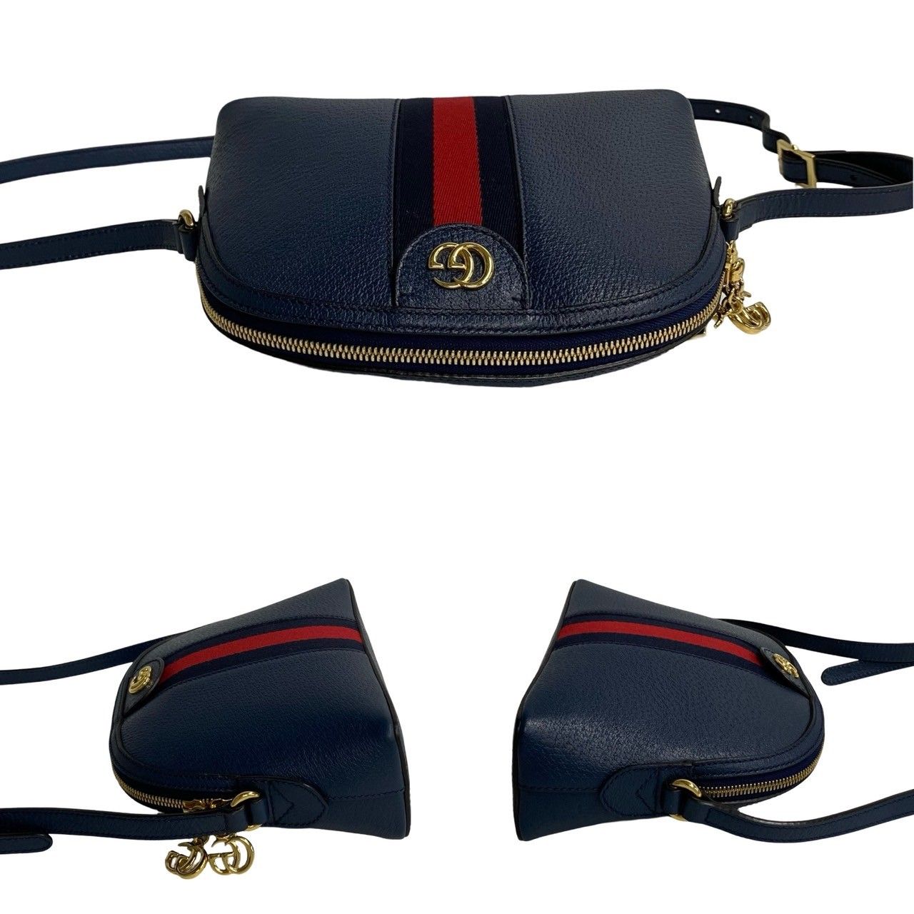 専用j95【美品】グッチ　オフィディア　レザー　シェリーライン　ショルダーバッグ ほぼ未使用 GUCCI グッチ オフィディア フローラ チェーン