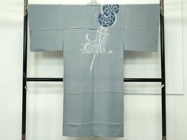 平和屋本店□極上 男性 本場結城紬 重要無形文化財 アンサンブル 色