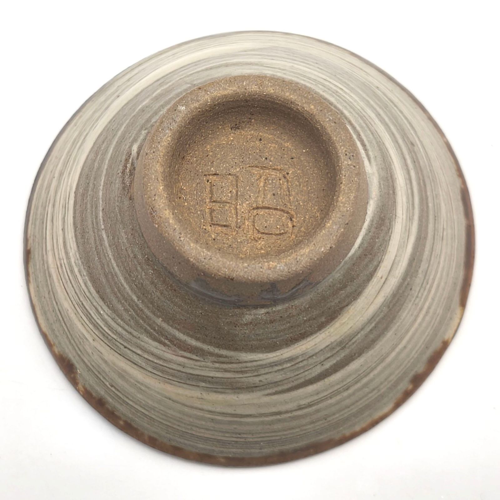 作家物コレクション品整理】岩井窯 山本教行 色絵盃 八角 民藝 民芸