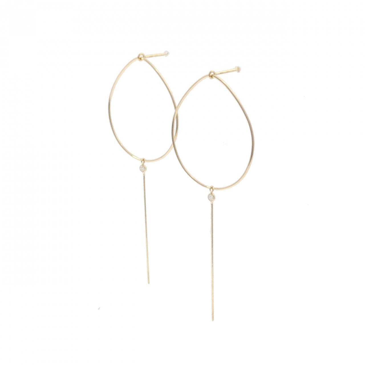 トーカティブ ダイヤモンド ピアス 0.04CT