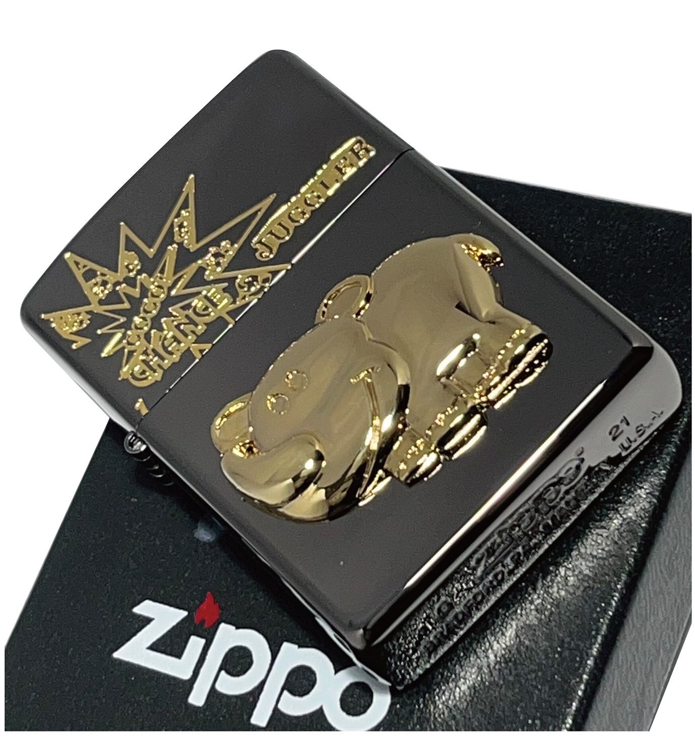 ZIPPO ジャグラーBK-Gメタル1 juggler つのっち メタル GOGOランプ