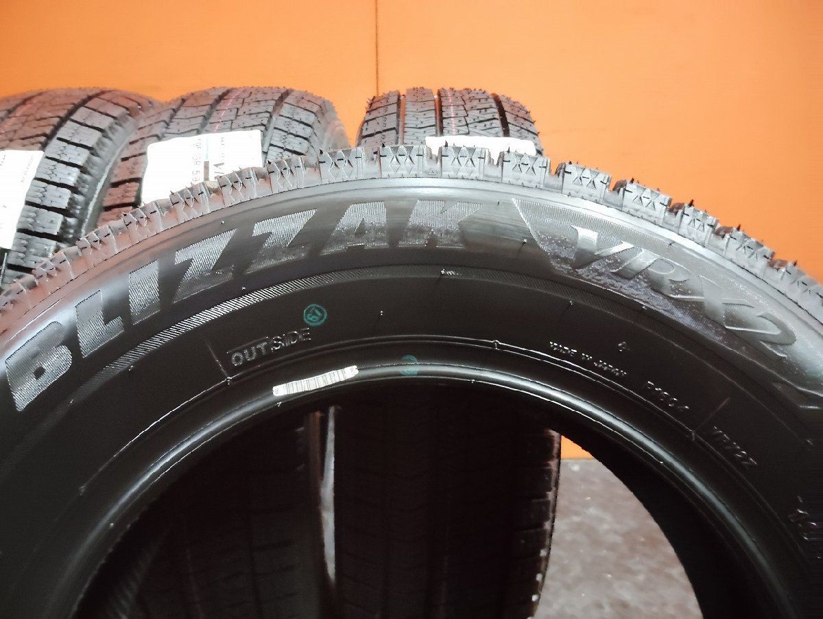 【新品】BS BRIDGESTONE BLIZZAK VRX2 195/65R15 91Q スタッドレス 4本 24年製 プリウス セレナ ヴォクシー ノア等　(VTY957) ブリザック 195/65R15 ブリヂストン VRX2 スタッドレスタイヤ（単品）1