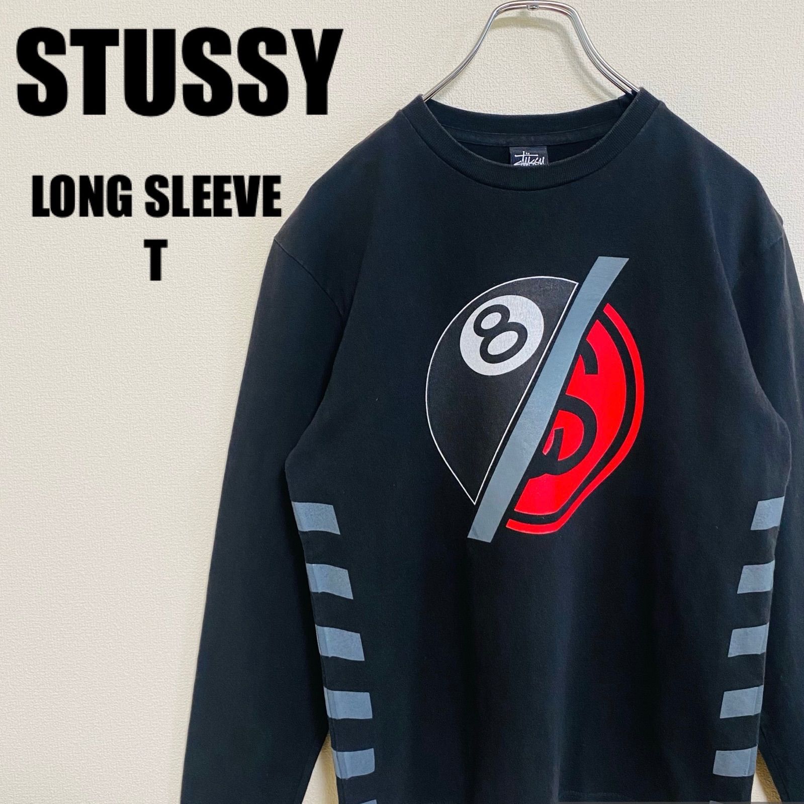 stussy　長袖Tシャツ　サイズM　ブラック