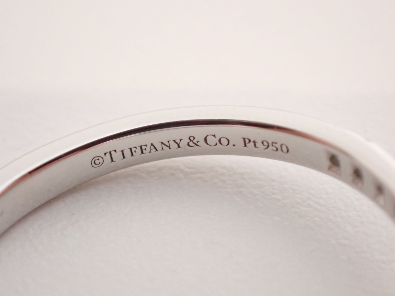 定価46万円↑新品 TIFFANY&Co. ティファニー ソレストVダイヤリング ソレスト ダイヤ リング プラチナ Pt950 3.1g 16号