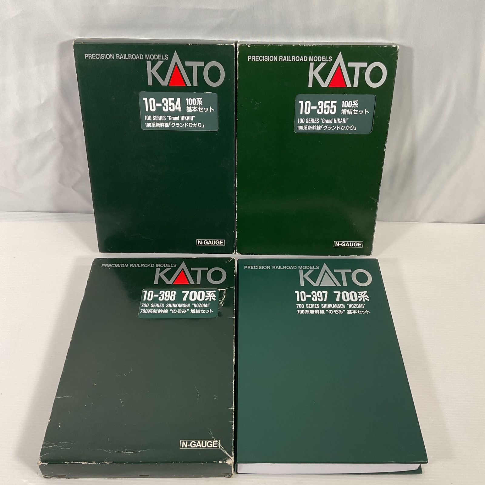 KATO/カトー 10-398 700系新幹線 のぞみ 増設セット/10-354 100系