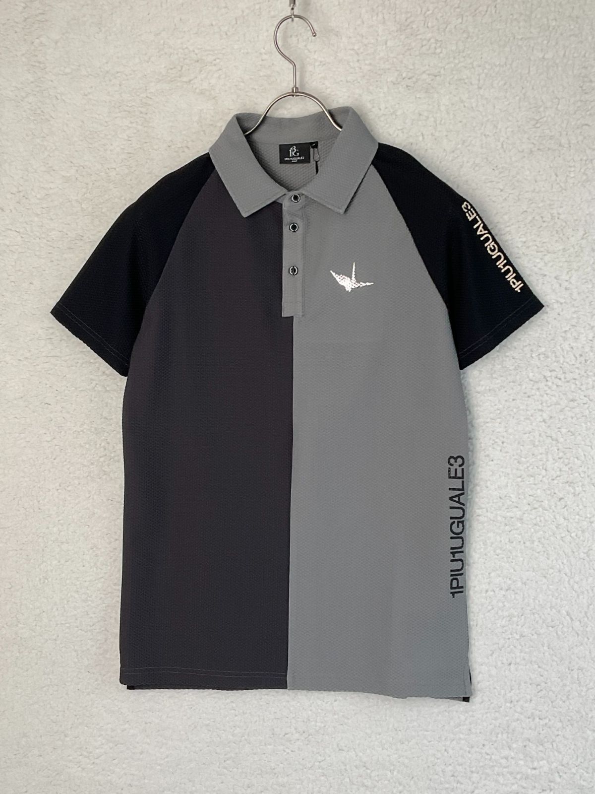 未使用 1PIU1UGUALE3 GOLF 3 ブラック×グレー×チャコールグレー 未使用 1PIU1UGUALE3 GOLF 3 ブラック×グレー×チャコールグレー