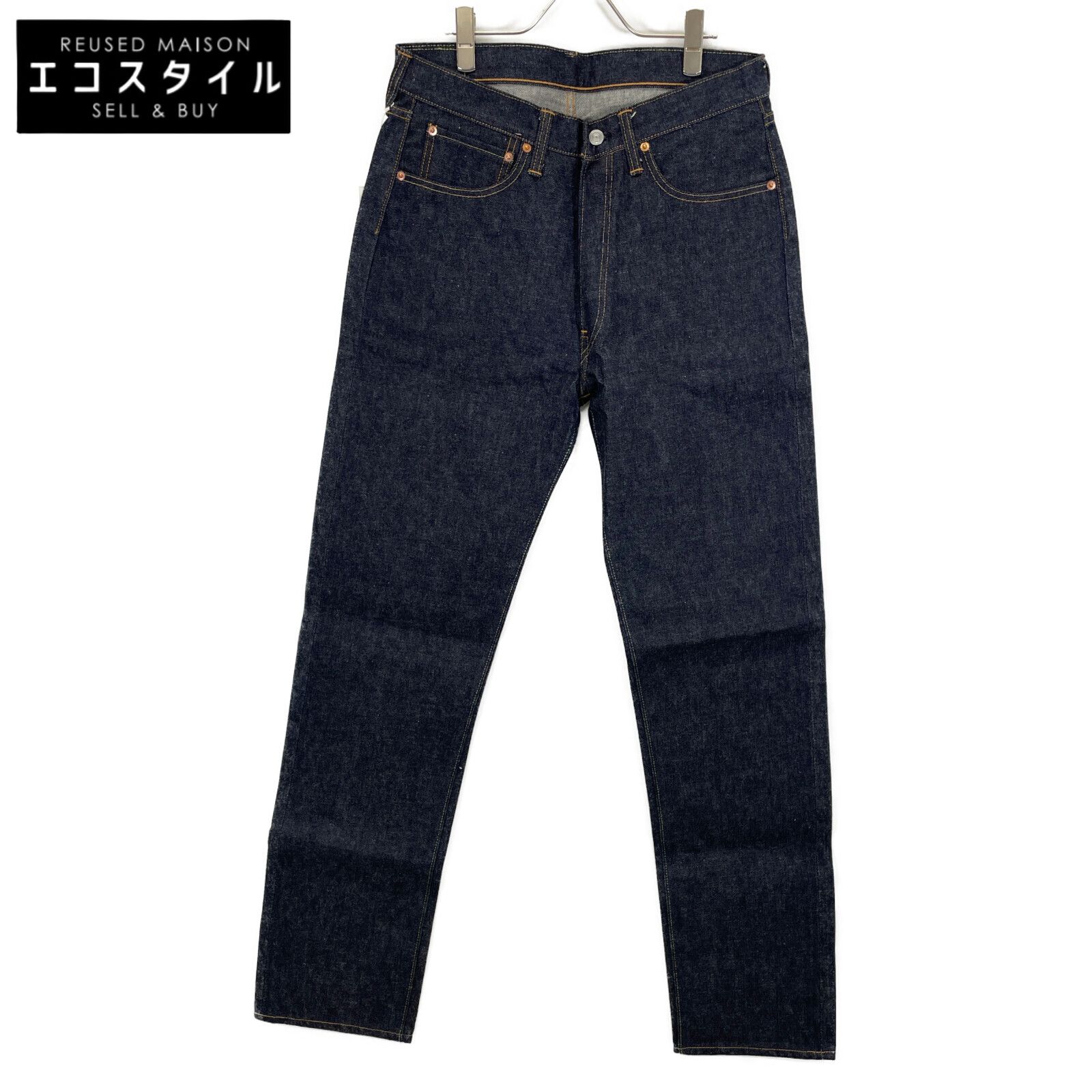 Denime ドゥニーム Lot221 インディゴ BIG-E MODEL NON-WASH ボタンフライデニムパンツ W31L32