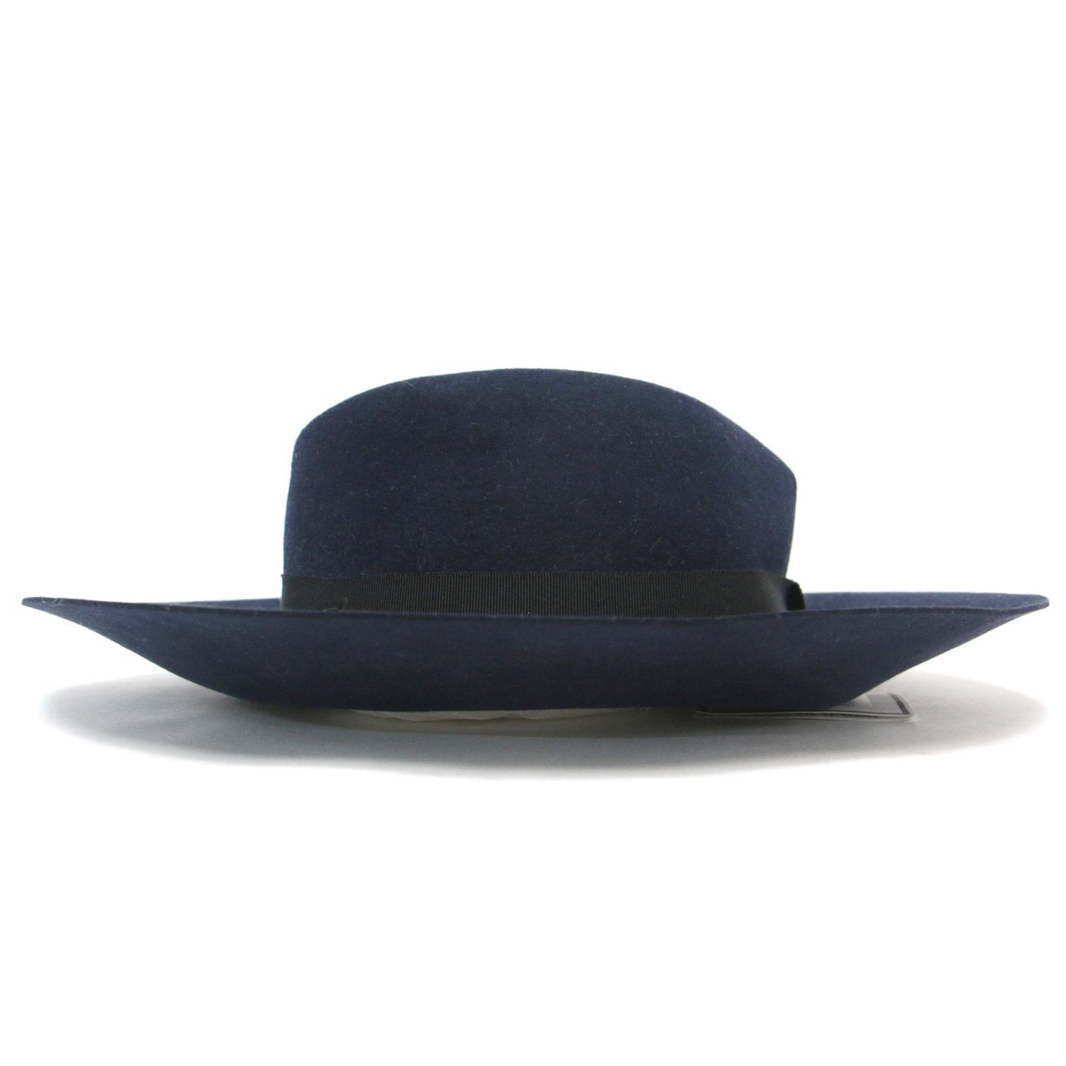 MAISON MICHEL メゾンミッシェルネイビー ウール フェルトハット