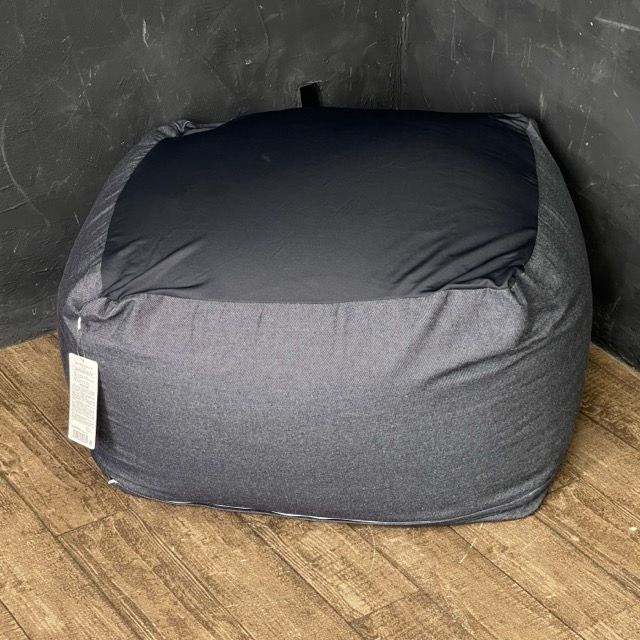 興和 ビーズクッション デニム 約63x63x42cm 紺 DENIM BEADCUSHION |600195