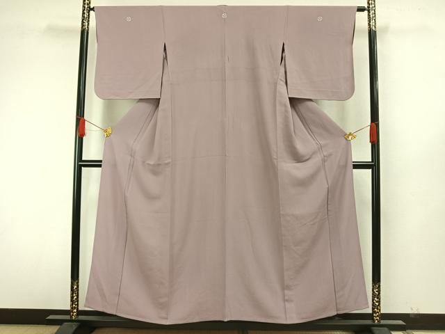 平和屋着物▽上質な色無地　単衣　薄葡萄色　正絹　逸品　AAAW7895fy 平和屋着物▽上質な色無地 単衣 薄葡萄色 正絹 逸品 AAAW7895fy - メルカリ