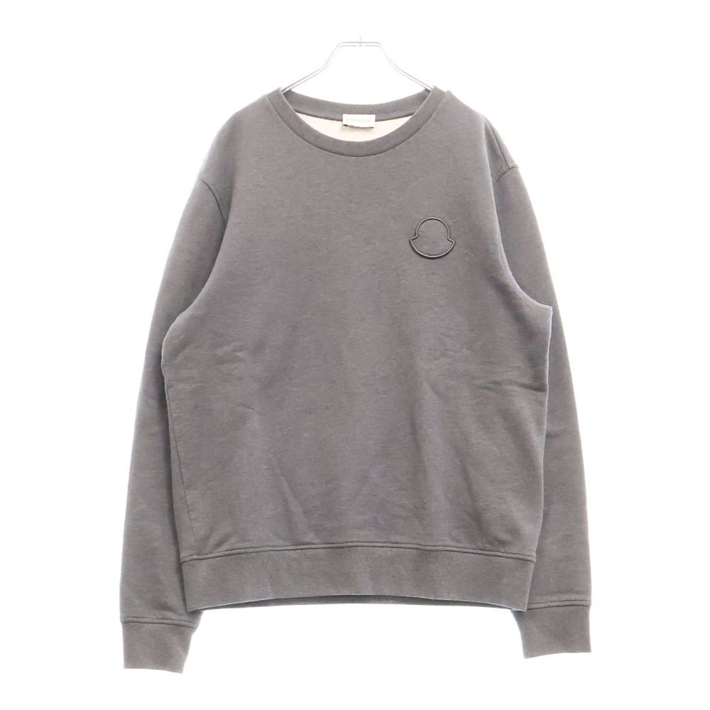MONCLER グレー クルーネック スウェット H80 M モンクレール クルー