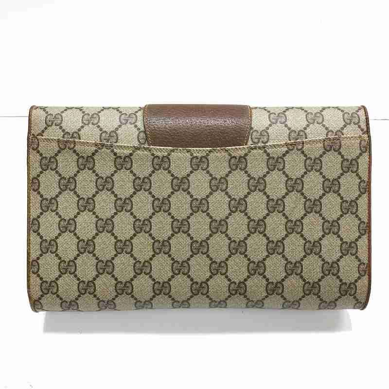 GUCCI グッチ オールドグッチ バッグ 94.02.050 GG ショルダーバッグ ブラウン 肩掛け 斜め掛け【中古】 JA-18046