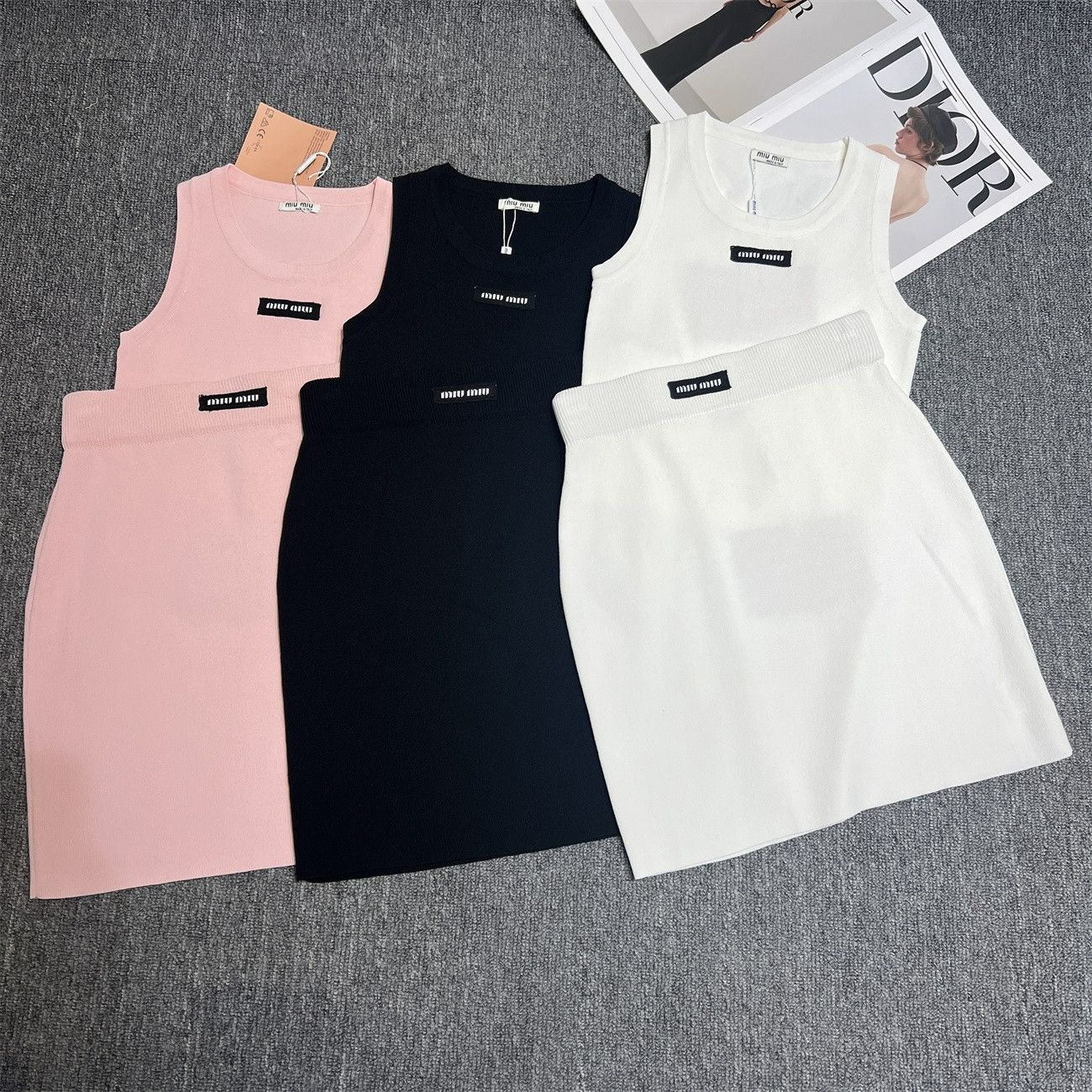 新品未使用💕miumiu💕タンクトップトップハイウエストバッグヒップ  