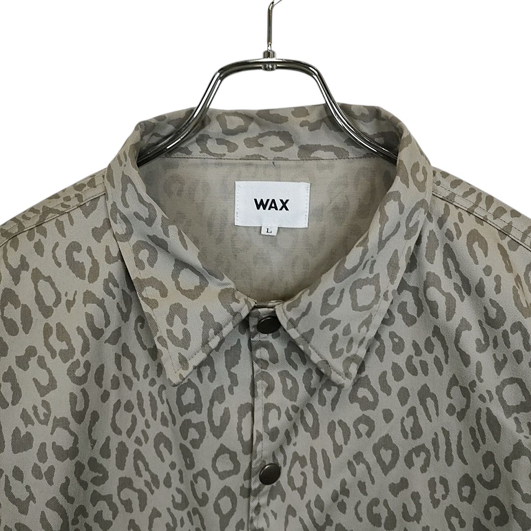 春服WAX レオパードコーチジャケット Lサイズ 春服WAX レオパードコーチジャケット Lサイズ - メルカリ