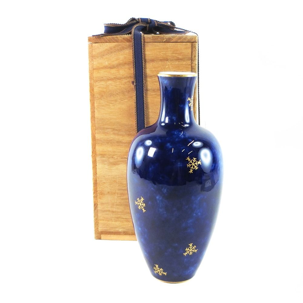 SEVRES セーブル 佛蘭西 フランス セーブル窯 花瓶 瑠璃金彩 クラウテッドブルー ブランド 1900年 アンティーク ブルー ユニセックス 花瓶
